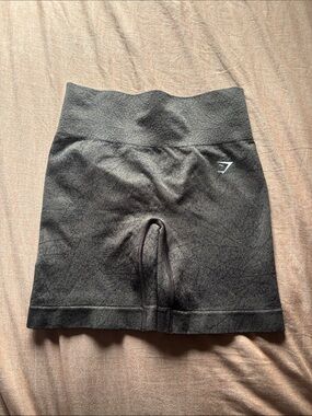 S Brown Gymshark Adapt Pattern Seamless Leggings (Shorts)